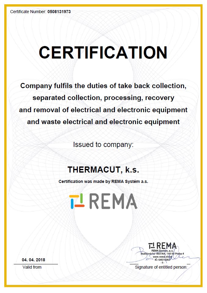 Thermacut REMA EN